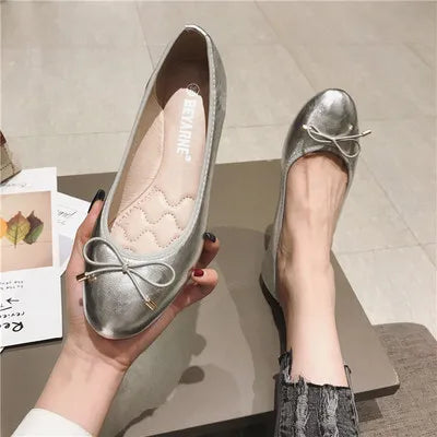 Shoes Round Ballet Flat Shoes