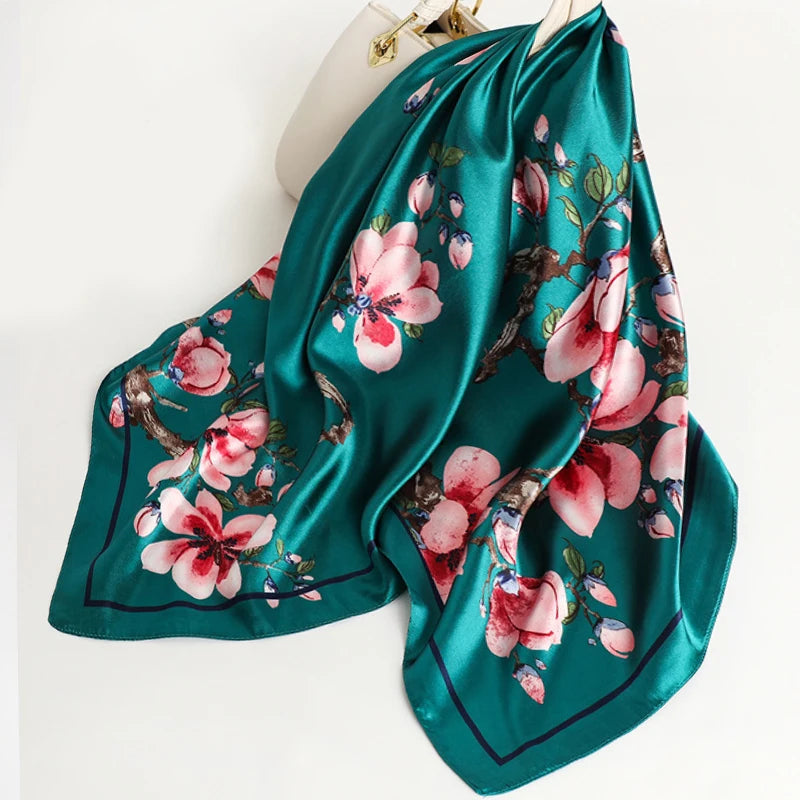 90*90cm Square Silk Scarf