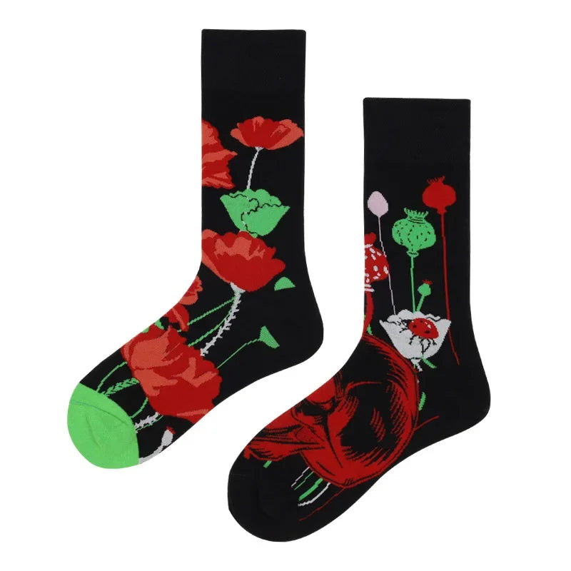 Cool Jacquard Cartoon Socks