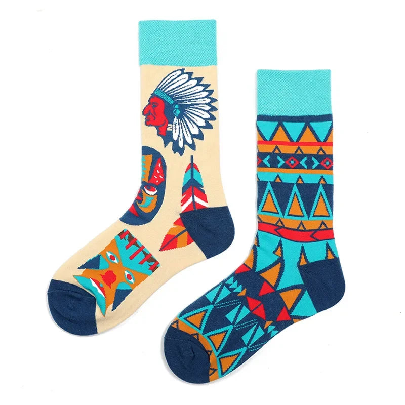 Cool Jacquard Cartoon Socks