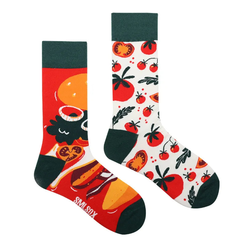 Cool Jacquard Cartoon Socks