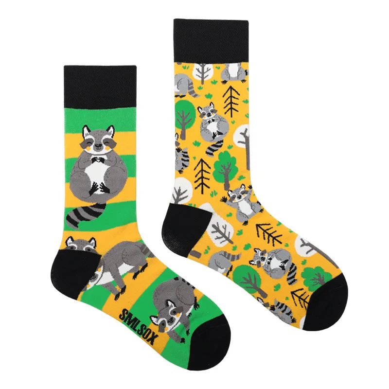 Cool Jacquard Cartoon Socks