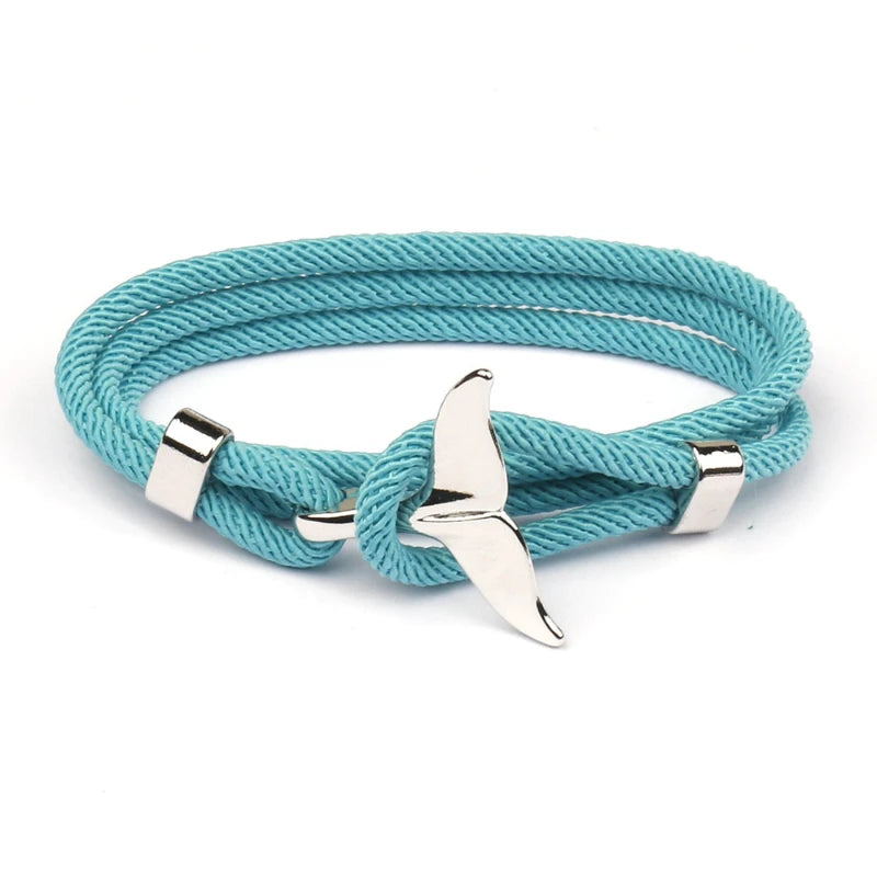 Whale Tail Anchor Multilayer Bracelet