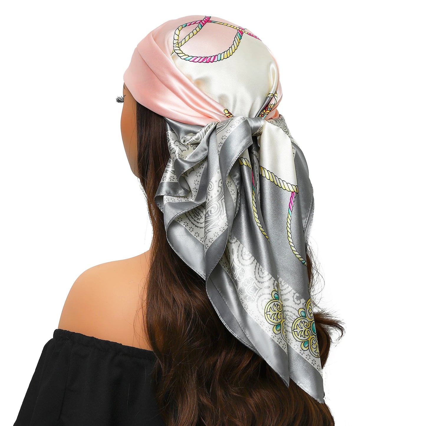 90*90cm Square Silk Scarf