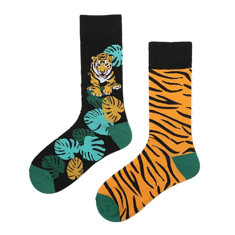 Cool Jacquard Cartoon Socks