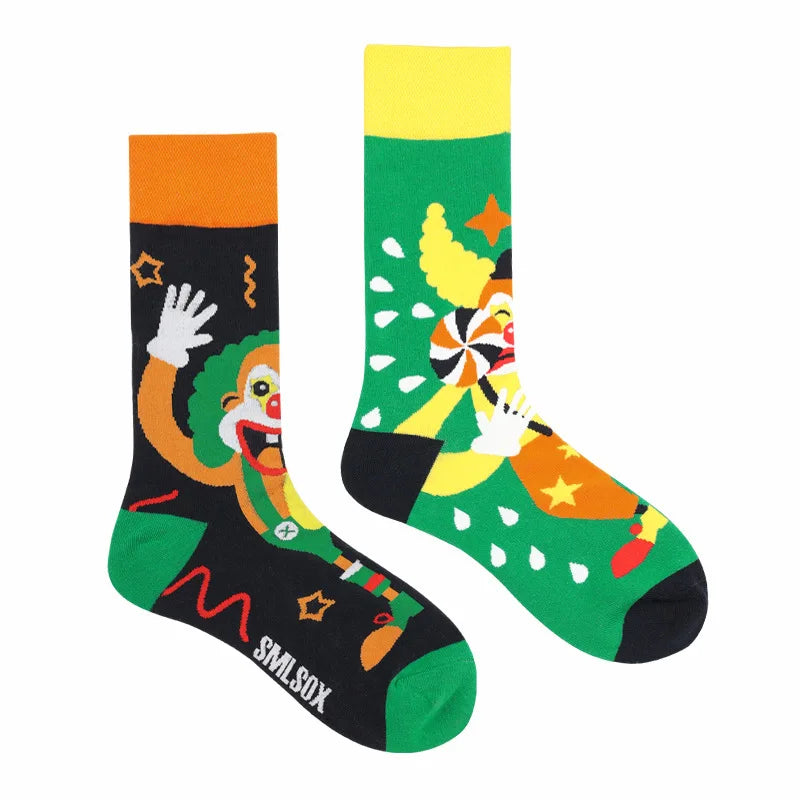 Cool Jacquard Cartoon Socks