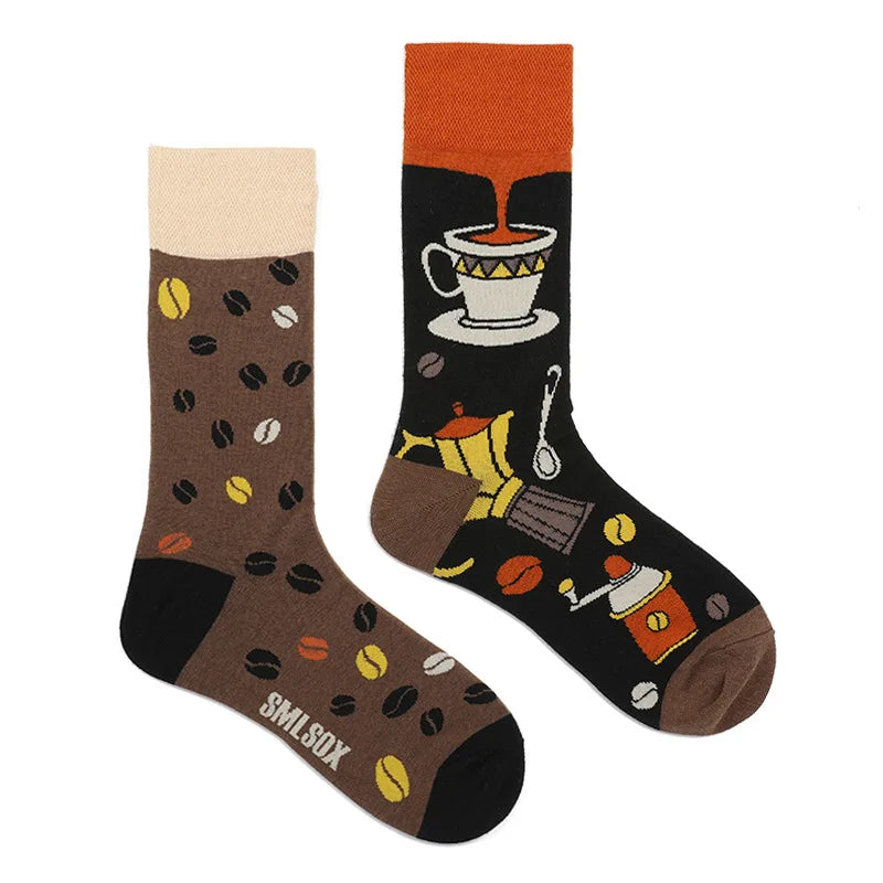 Cool Jacquard Cartoon Socks