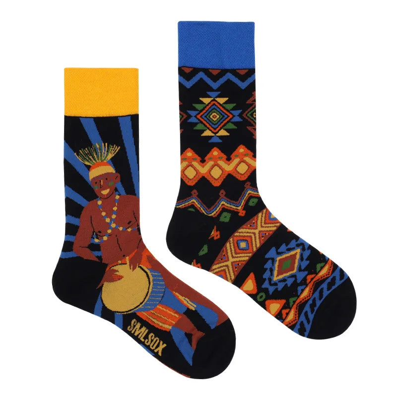 Cool Jacquard Cartoon Socks