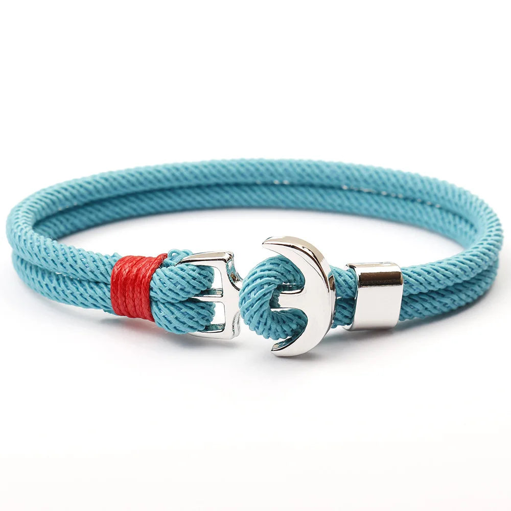 Whale Tail Anchor Multilayer Bracelet