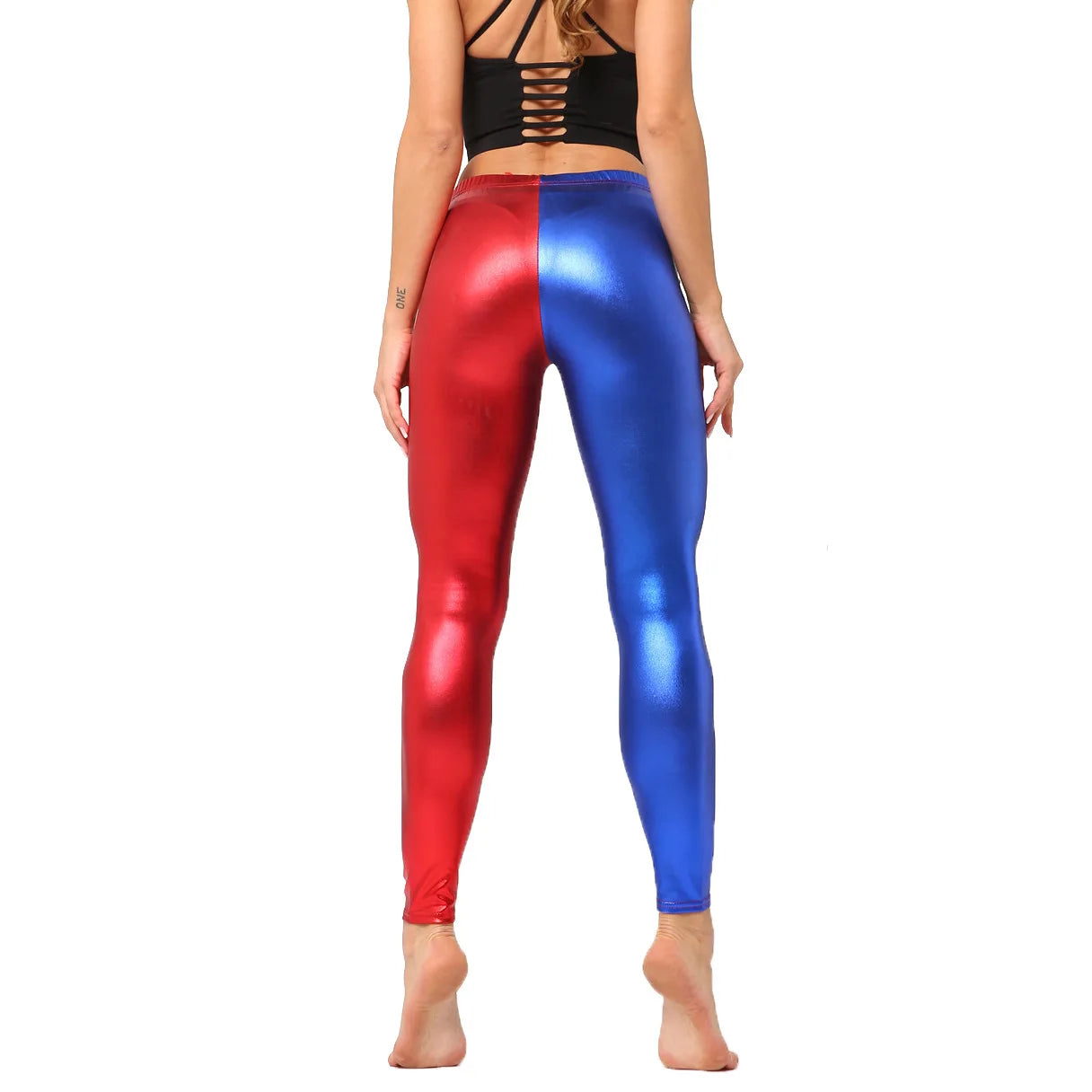 Colorful Metallic Leggings