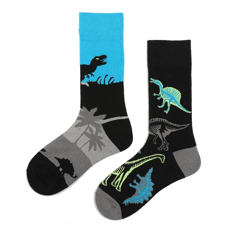 Cool Jacquard Cartoon Socks