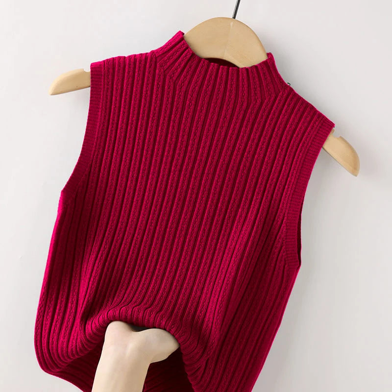 Sleeveless Knit Tank Top