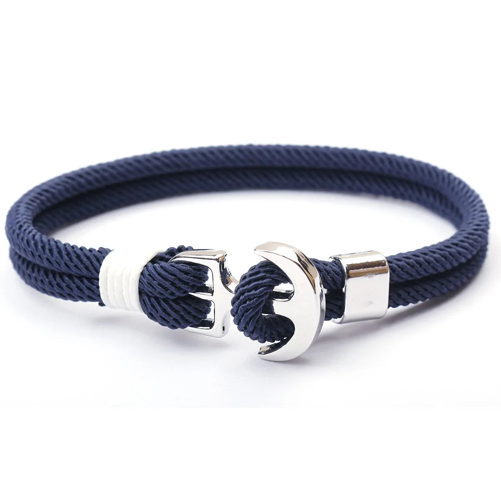 Whale Tail Anchor Multilayer Bracelet