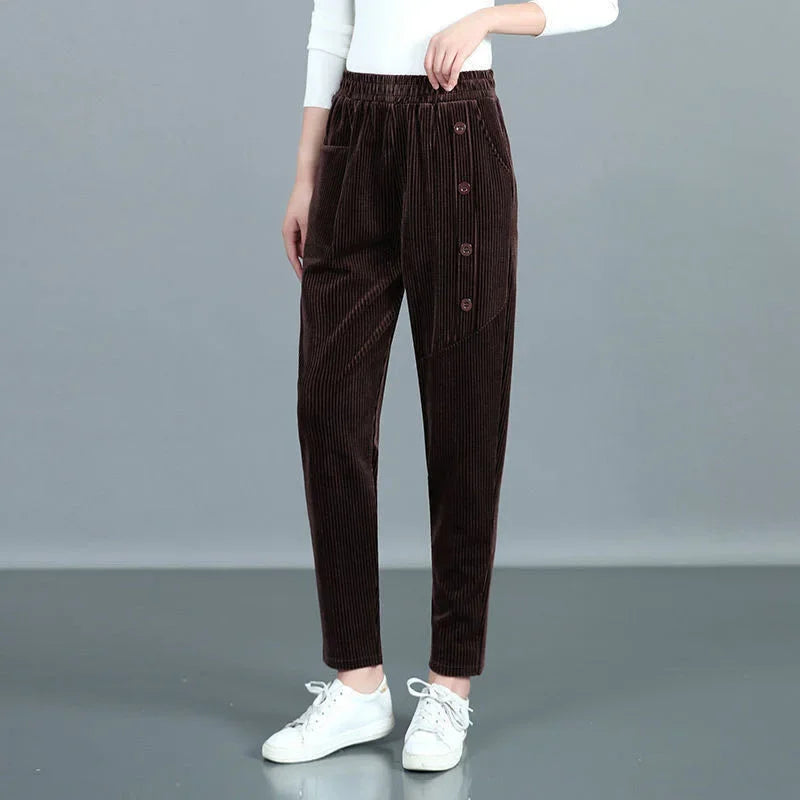 Corduroy Straight Pants