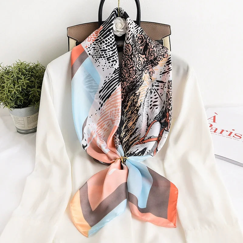 90*90cm Square Silk Scarf