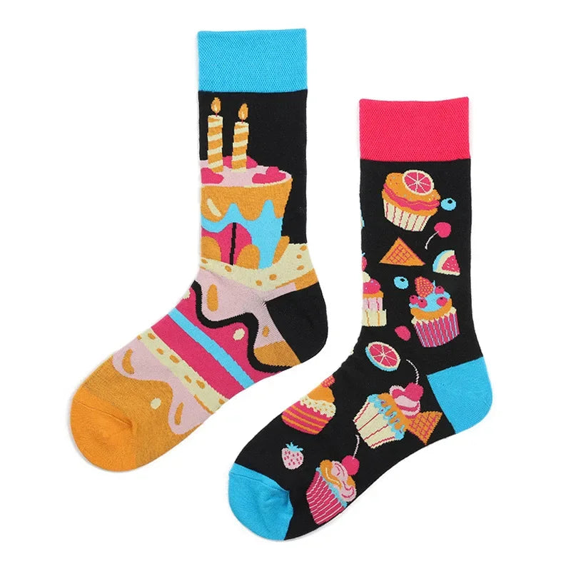 Cool Jacquard Cartoon Socks